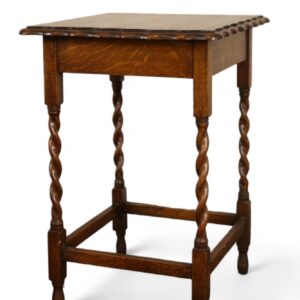 Wooden Twist Side Table