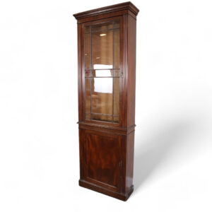 Narrow Bookcase with Glass