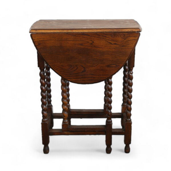 Barley Twist Table with Drop Leaf - Image 3