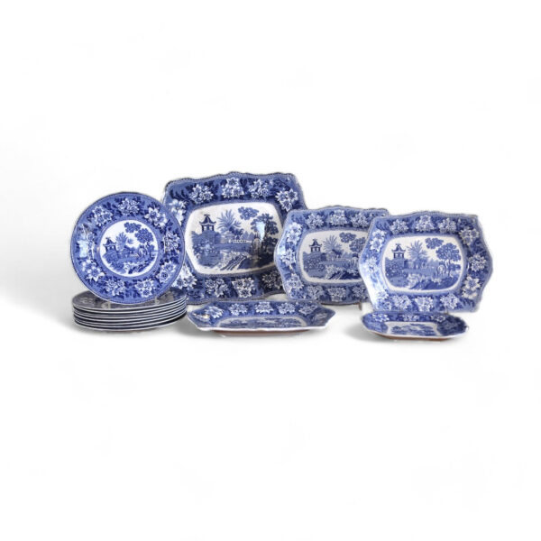 Blue & White Elephant Platter