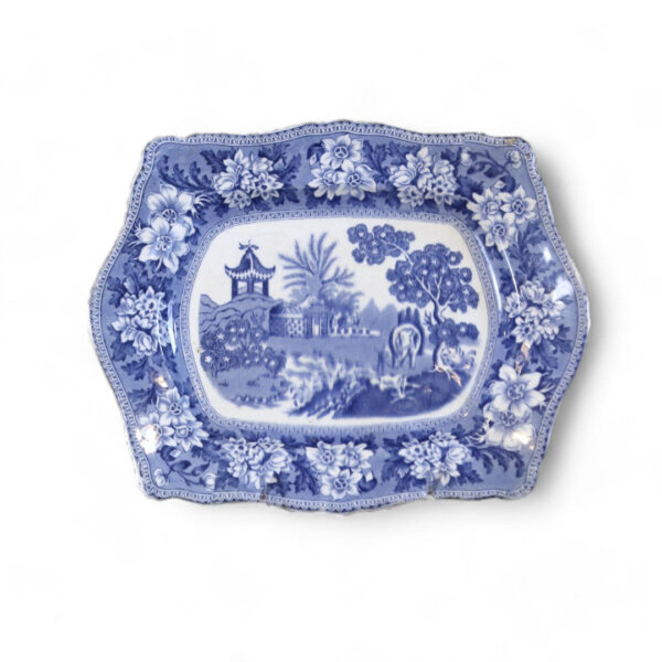 Blue & White Elephant Platter
