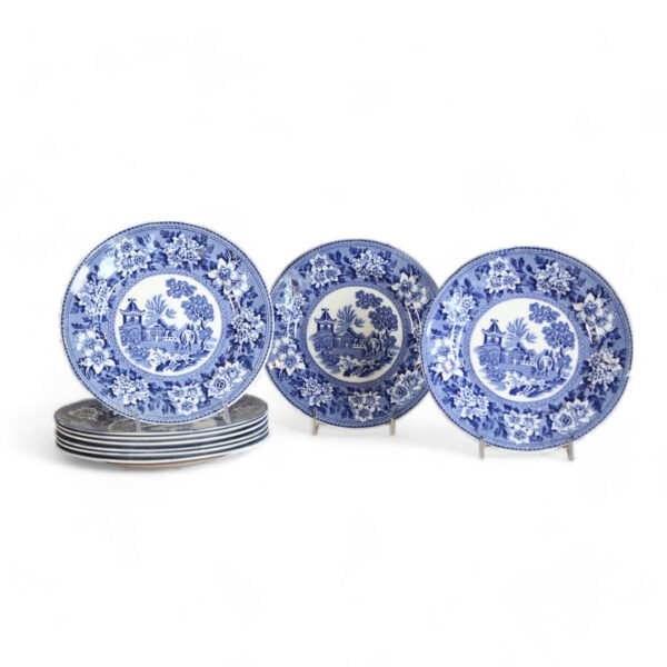 Blue & White Elephant Plates - Image 3