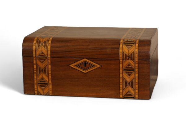 Walnut Marquetry Box - Image 4