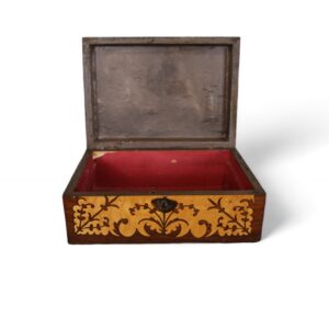 Rosewood and Satinwood Inlaid Box