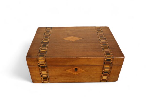 Walnut Marquetry Box - Image 2