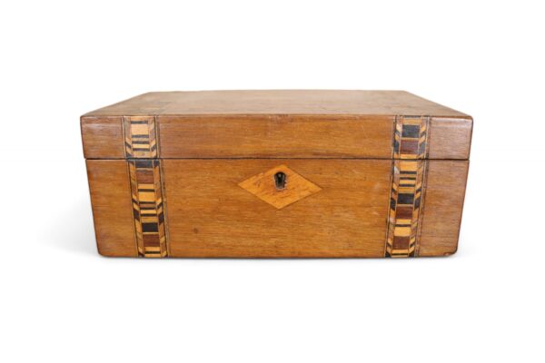 Walnut Marquetry Box - Image 3