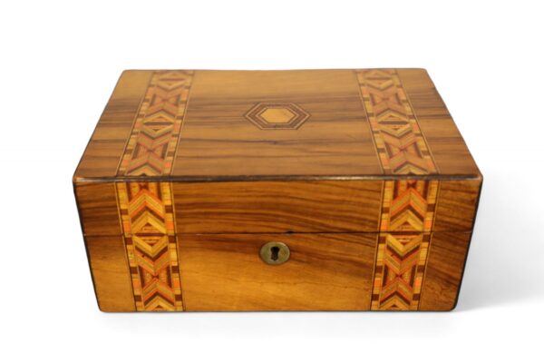 Walnut Marquetry Box - Image 3