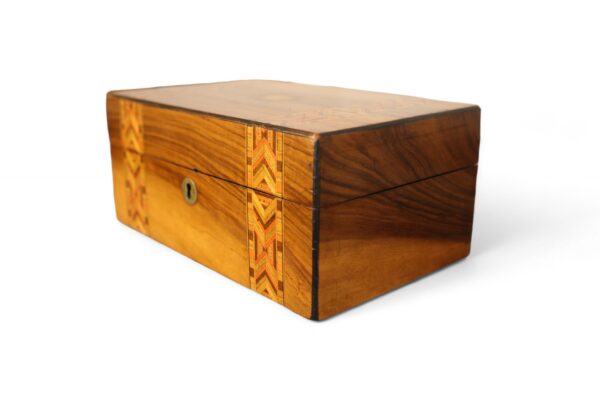 Walnut Marquetry Box - Image 2