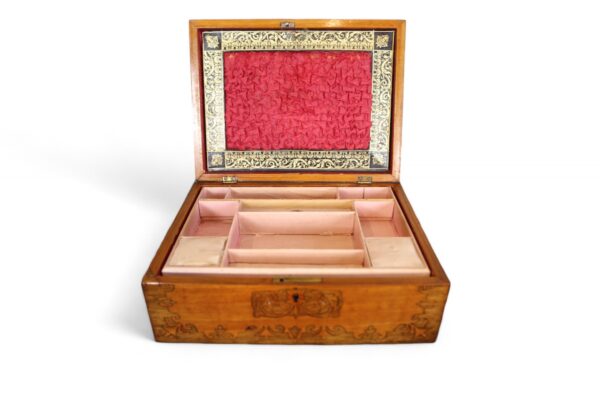 Inlaid Sewing Box - Image 4