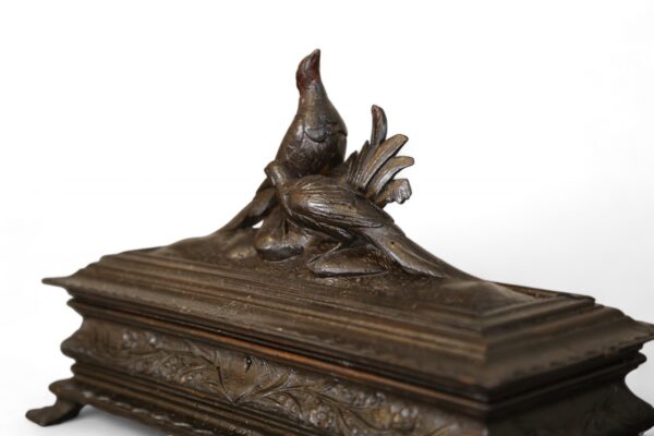 Black Forest Carved Glove Box - Image 3