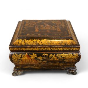 Regency Chinoiserie Box on Feet