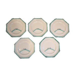 Set of Five Asparagus Plates