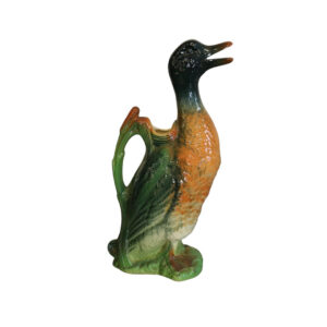 French Majolica Duck Pitcher