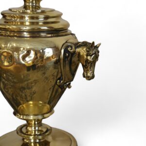 Decorative Covered Pot with Animal Motif