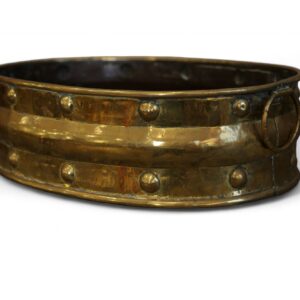 Brass Oval Planter