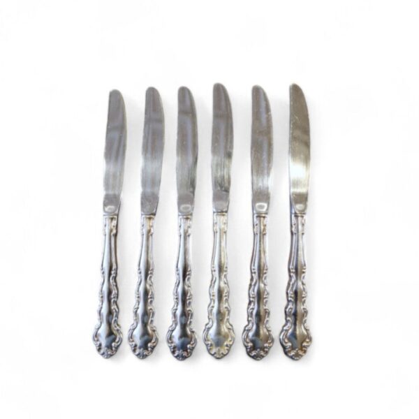 Set of Six Silverplate Knives - Image 2