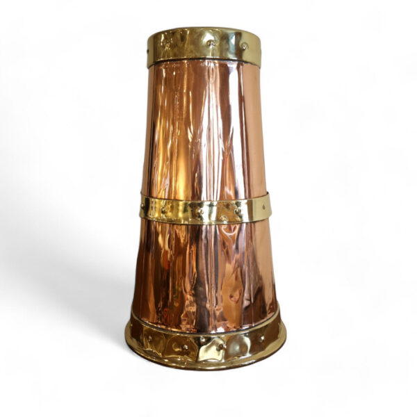 Brass and Copper Umbrella Stand - Image 2