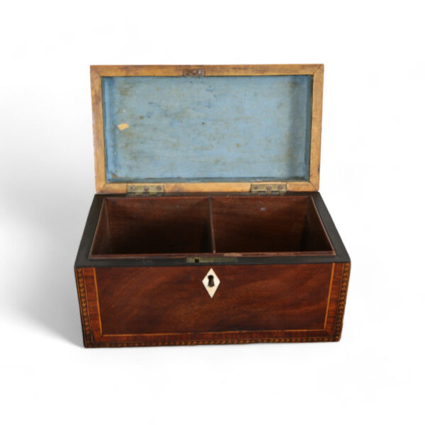 Banded Inlaid Mahogany Box - Image 3