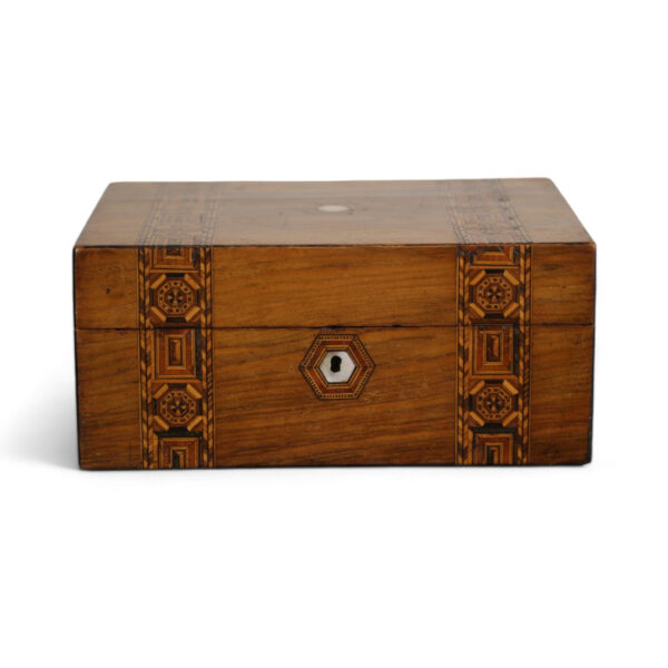 Walnut Marquetry Inlaid Box - Image 3
