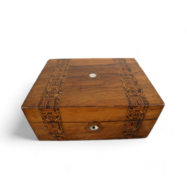 Walnut Marquetry Inlaid Box - Image 2