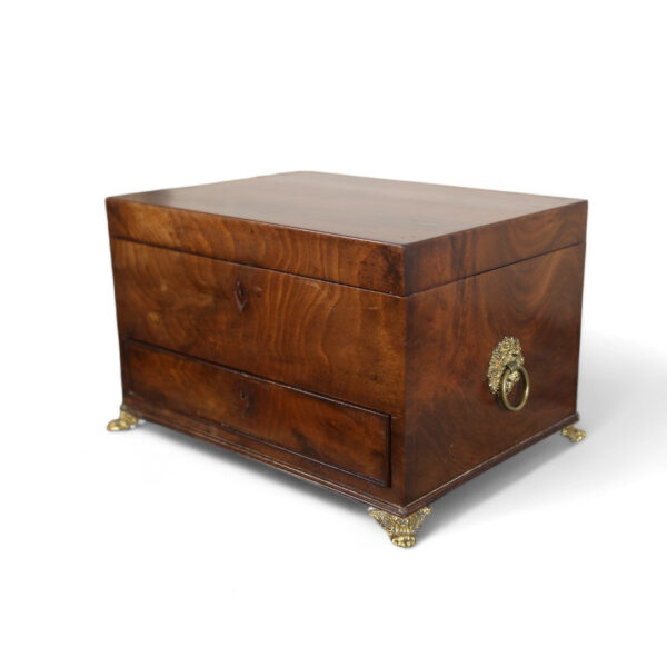 Regency Box with Gilt Feet and Handles - Image 3