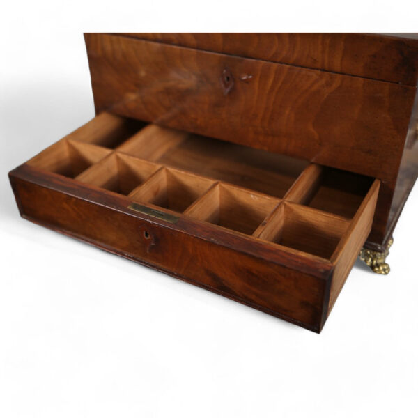 Regency Box with Gilt Feet and Handles - Image 4
