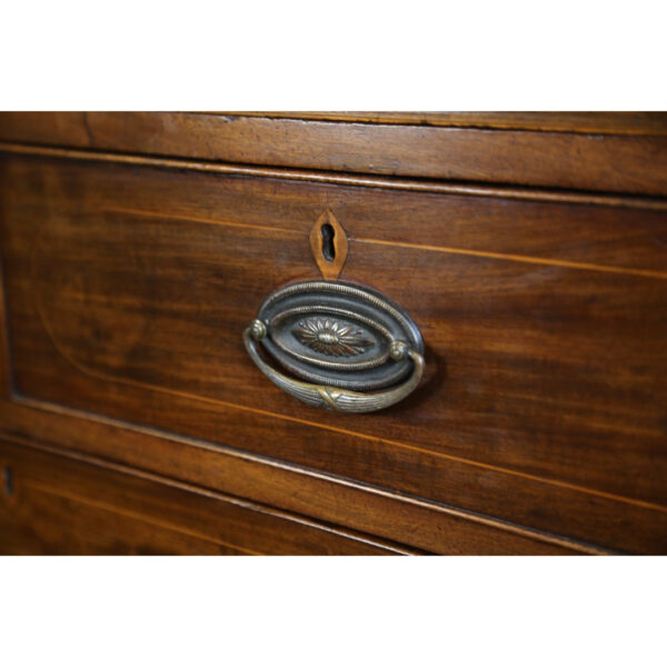 Two Over Three Mahogany Chest - Image 4