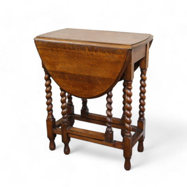 Barley Twist Drop Leaf Table - Image 3