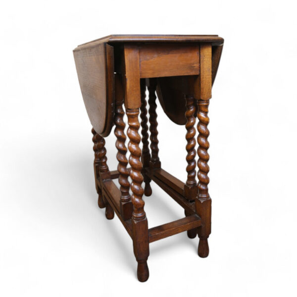 Barley Twist Drop Leaf Table - Image 5