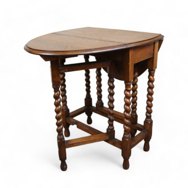 Barley Twist Drop Leaf Table - Image 2