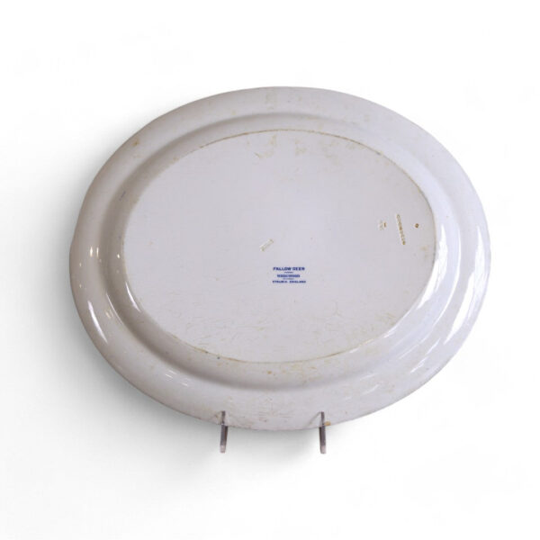 Blue & White Fallow Deer Wedgewood Platter - Image 2