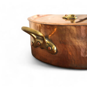 Large Copper Pot with Lid