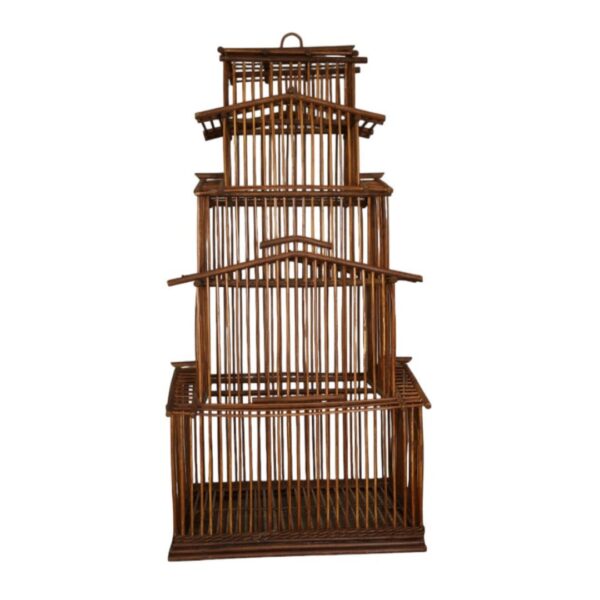 Chinese Bamboo Bird Cage - Image 4