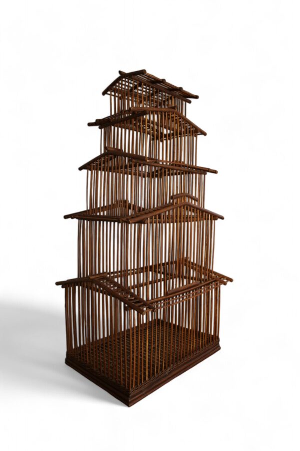 Chinese Bamboo Bird Cage - Image 2