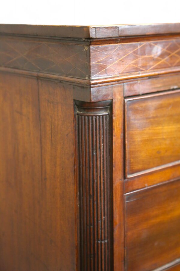 Inlaid Mahogany Chest - Image 3