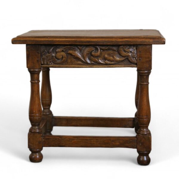 English Oak Joint Stool - Image 4
