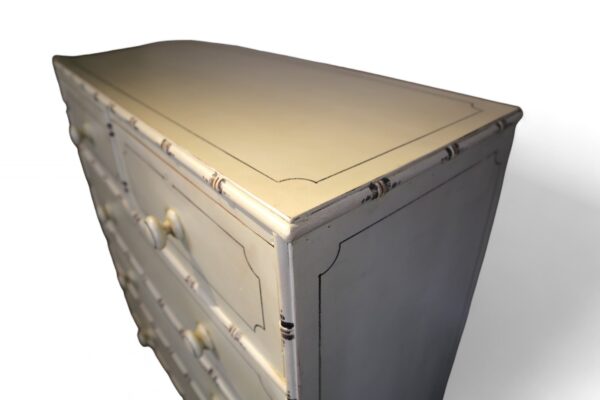 Painted Faux Bamboo Chest