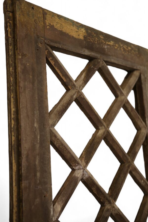 Pair of Fretwork French Painted Doors - Image 8